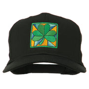 St Patrick's Day Clover Leaf Embroidered Cap