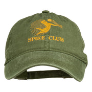 Spike Club Man Volleyball Embroidered Washed Cap