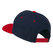 Smile Face Embroidered Two Tone Cap