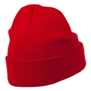 Security Embroidered Long Knitted Beanie