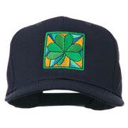 St Patrick's Day Clover Leaf Embroidered Cap