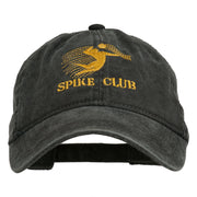 Spike Club Man Volleyball Embroidered Washed Cap