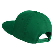 Wildflower Bouquet Embroidered 6 Panel High Profile Structured Snapback - Kelly OSFM