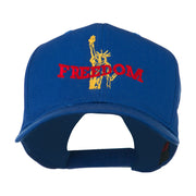 Statue of Liberty Freedom Embroidered Cap