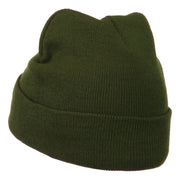 Security Embroidered Long Knitted Beanie