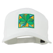 St Patrick's Day Clover Leaf Embroidered Cap