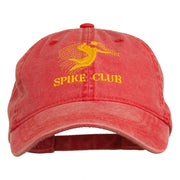 Spike Club Man Volleyball Embroidered Washed Cap