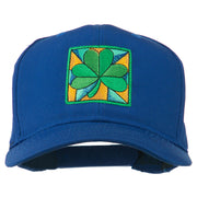 St Patrick's Day Clover Leaf Embroidered Cap