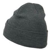 Security Embroidered Long Knitted Beanie