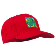 St Patrick's Day Clover Leaf Embroidered Cap