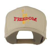 Statue of Liberty Freedom Embroidered Cap