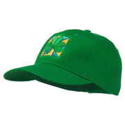 St Patrick's Day Clover Leaf Embroidered Cap