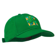 St Patrick's Day Clover Leaf Embroidered Cap