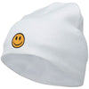 Smile Face Embroidered Short Beanie