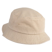 Cattails Embroidered Unisex Multipurpose Crushable Cotton Twill Bucket Hat - Khaki M