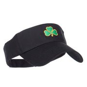 Shamrock Embroidered Sun Visor