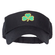 Shamrock Embroidered Sun Visor