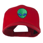 Smile Alien Embroidery Cap