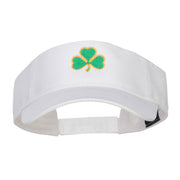 Shamrock Embroidered Sun Visor