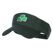 Shamrock Embroidered Sun Visor