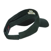 Shamrock Embroidered Sun Visor