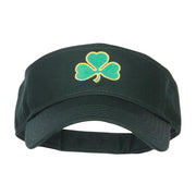 Shamrock Embroidered Sun Visor