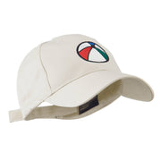 Summertime Beach Ball Embroidered Cap