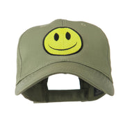 Smile Face Embroidered Cap