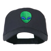 Smile Alien Embroidery Cap