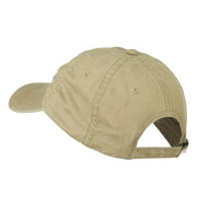 Maryland State Map Embroidered Washed Cap