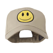 Smile Face Embroidered Cap