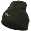 Saint Kitts and Nevis Flag Map Embroidered Long Beanie