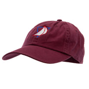 Cool Sailing Embroidered Low Profile Dyed Cotton Twill Cap