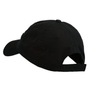 Never Stop Embroidered Washed Cap