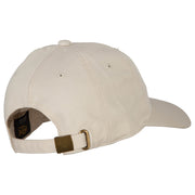 Tennessee Iris with Map Embroidered Unstructured Washed Cap