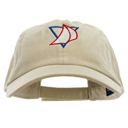 Cool Sailing Embroidered Low Profile Dyed Cotton Twill Cap