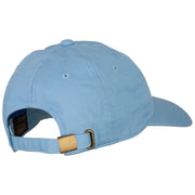 Tennessee Iris with Map Embroidered Unstructured Washed Cap