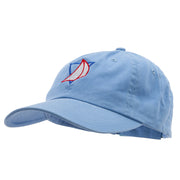 Cool Sailing Embroidered Low Profile Dyed Cotton Twill Cap