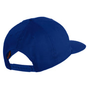 USN Veteran Military Embroidered Solid Cotton Twill Pro Style Cap - Royal OSFM