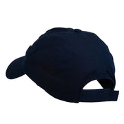 Never Stop Embroidered Washed Cap