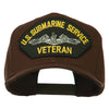 US Submarine Service Veteran Military Patched High Profile Cap