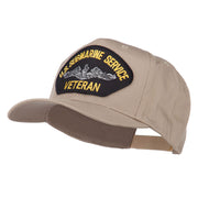 US Submarine Service Veteran Military Patched High Profile Cap