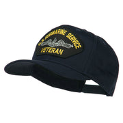 US Submarine Service Veteran Military Patched High Profile Cap