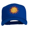 Sun Outline Embroidered Mesh Cap