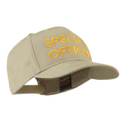 Special Officer Embroidered Cap