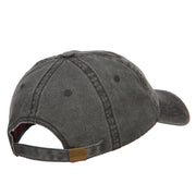 Son of a Veteran Embroidered Washed Cap