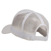 Sun Outline Embroidered Mesh Cap