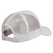 Sun Outline Embroidered Mesh Cap