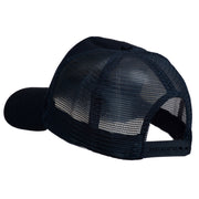 Sun Outline Embroidered Mesh Cap