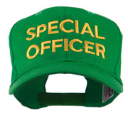 Special Officer Embroidered Cap